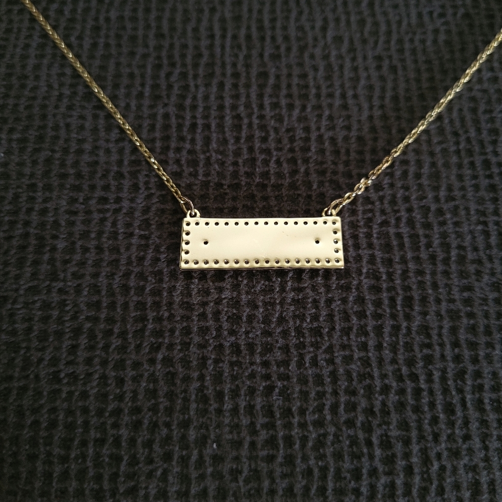 Lulu DK "Fierce"💪 Stationary Bar Necklace - NWOT - Picture 8 of 15